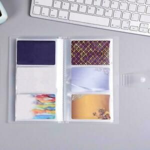 Transparent Plastic Business Cards Holder Case Organizer Card Credit Book W5S1