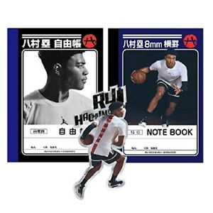 &#034;Rui Hachimura A6 Notebook &amp; A6 Free Use Notebook &amp; Sticker A-Type&#034; Japan Showa