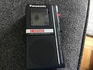 Panasonic Microcassette Recorder RN-1050 2 Speed One Touch Recording(check photo