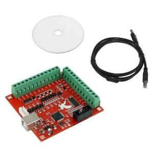 Breakout oard CNC USB MACH3 100Khz 4 Axis interface x1 Motion Controller V9Q1