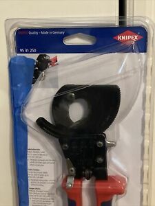 Knipex Tools 95 31 250 Cable Cutters Used Cu Al Cut Single Multiple Wire Ratchet