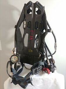 Survivair Panther 1997 SCBA CBRN Harness, Regulator, Sensors And Frame. No Tank