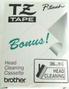 NEW Brother TZ-CL6 36mm - 1 1/2 Cleaning Tape for P-touch FREE SHIP