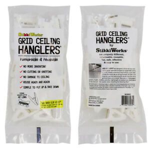 STIKKIWORKS CEILING HANGERS GRID CLIP 10/PK