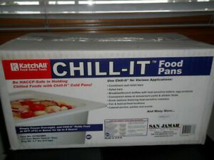 San Jamar CI7003WH Chill-It 1/3-Size White Food Pan