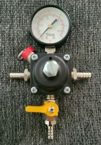 TALOS CO2 Secondary Regulator, Single Beer with Relief Valve Home Brew Brewery