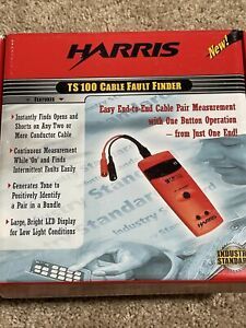 Harris TS100-500 Cable Fault Finder with BNC to Banana To Bed Of Nails Brand New