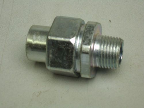 1/2&#034; ELECTRICAL UNION MALE TO FEMALE STEEL CROUSE HINDS #57074