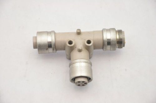 Mx connector tap 3-way, m-m-f, 5-pin, screw-lock - lot of 4 for sale