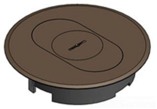 Nib carlon e97ssrb brown non-metallic round floor box nps receptacle cover for sale