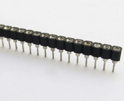 Strip Tin PCB Panel Female IC Breakable 40 pin 2.54mm Row Round Header Socket