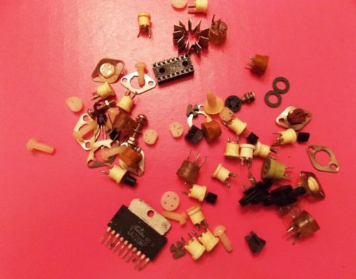Assorted Transistor Sockets Plus Other HAM Radio Items