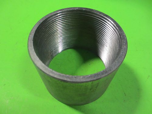 4&#034; galvanized steel conduit coupling (lot of 4) for sale