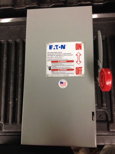 Eaton 60 Amp. Heavy Duty Fused Safety Switch - DH322NGK Disconnect