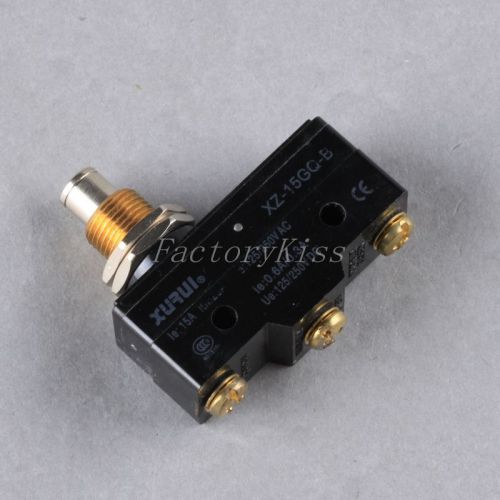 Xz-15gq-b no+nc miniature micro switch lever type spdt panel mount plunger gbw for sale