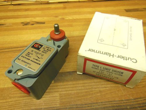 Cutler hammer typre l limit switch rotary 600v spring return 10316h187 for sale