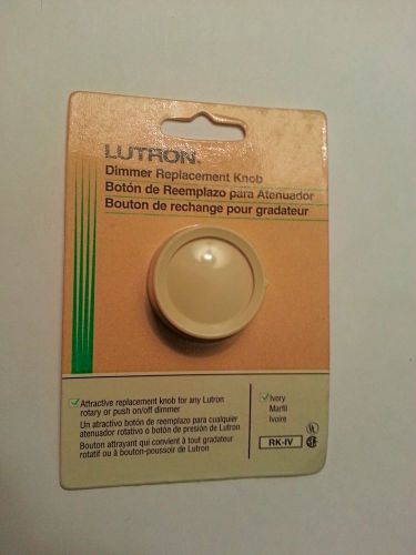 Lutron Ivory Rotating Dimmer Replacement Knob - RK-IV