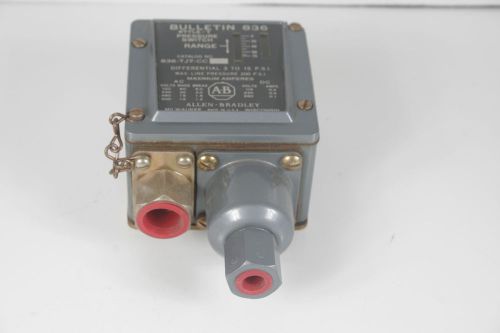 Allen Bradley Pressure Control Switch 836 Cat# 836-TJ7-CC / 836TJ7CC