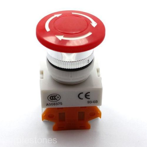 10pcs emergency mushroom push stop button power switcher button adapter on/off for sale