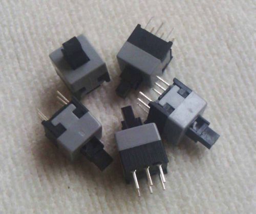 Push Button Switch Momentary ON/OFF DPDT 6Pin DIP 0.5A 30V DC 8.5x8.5mm 10PCS