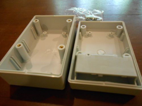 ALABAMA CASE GM-2 HIGH IMPACT POLYSTYRENE ENCLOSURE WITH 9 VOLT BATTERY COMPARTM