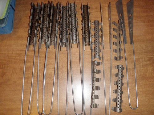 8 vintage metal wire cable puller gripper grips for sale