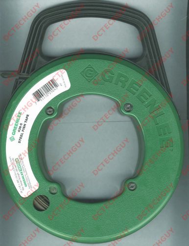 (gs) greenlee 438-5 steel fishtape fish tape 50 ft x 1/8 in fast priority mail for sale