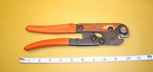 Vintage thomas betts tbm-2 color keyed die wire crimper installer tool for sale