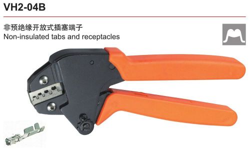 0.5-2.5mm2 AWG23-13 Non-insulated tabs and receptacles ratchet crimping plier