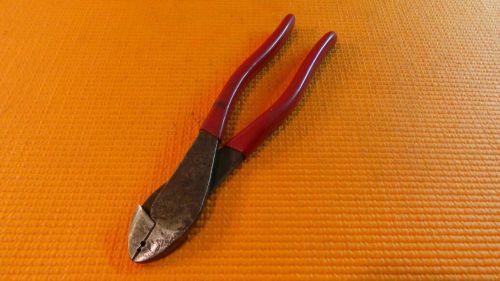 M.klein &amp; sons stripping diagonal cutting pliers  243-8. rare vtg usa tool for sale