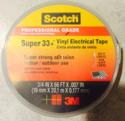 Scotch Super 33+ Vinyl Electrical Tape.