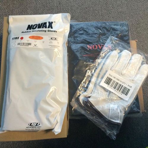 Pip novax electrical safety glove kit sz.10 150-sk-0 (black gloves) for sale