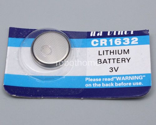 5pcs cr1632 button batteries  3v li battery cion batteries watch batteries for sale