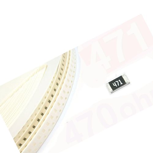 500 x smd smt 0805 chip resistors surface mount 470r 470ohm 471 +/-5% rohs for sale