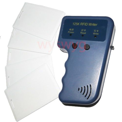 Upgrade model 2in1 125khz h/id writer copier duplicator + 5 writable thick cards for sale