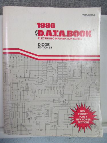 DATA BOOK DIODE  EDITION 53  1986