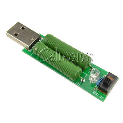 Usb load resistorpower resistors mobile power aging resistance module 2a 1a for sale