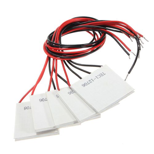 5pcs tec1-12706 cooler cool plate module 12v 6a 72w xmas gift for sale