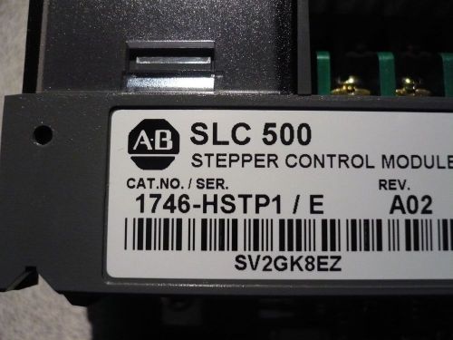 Allen bradley 1746-hstp1 stepper control module 1axis slc500 for sale