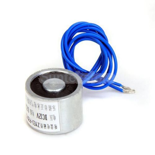Dc 12v 3w electromagnet lift solenoid holding 25n /5.6lbs holding m3 zye1  20mm for sale