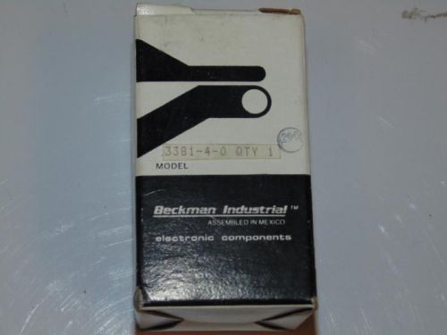 BECKMAN INDUSTRIAL 3381 R1K L 3 PENTIOMETER NEW IN BOX (C3-S2-18A)
