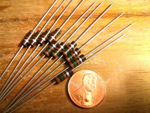 Lot of 10 vintage Allen Bradley 1/2w Watt 150 Ohms Carbon Comp. resistors NEW