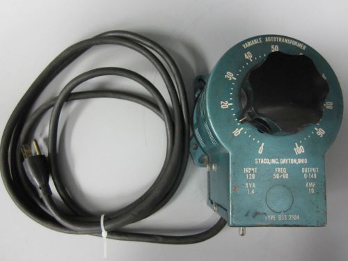 Staco Variable Autotransformer Type 033-3504, 93D