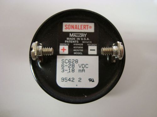 Mallory sonalert sc628 buzzer audio signal alarm for sale