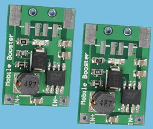 2pcs 2-5v to 5v dc-dc converter step up boost module 1200ma 1.2a no usb dc/dc for sale