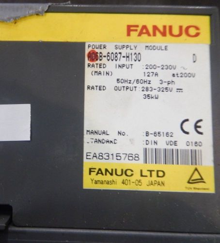 FANUC Power Supply Module A06B-6087-H130 A06B6087H130 Used