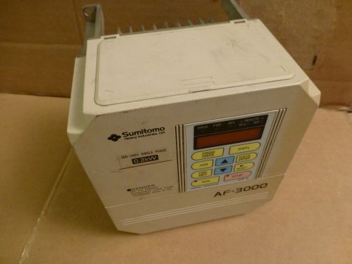 Sumitomo AF-3000 compact digital AC Drive / Inverter - 200-240V 1 Phase 0.2kW