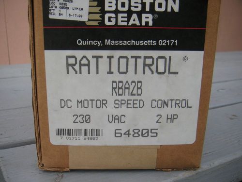 MOTOR  CONTROL GEAR, RBA2B