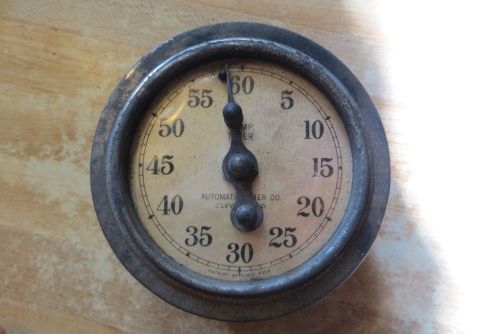 Automatic timer company,6 amp timer,works great antique instrument gauge for sale