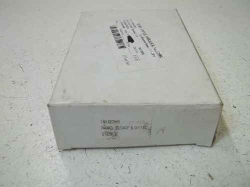 WEKSLER 141GDHS TEMPERATURE GAUGE  *NEW IN A BOX*